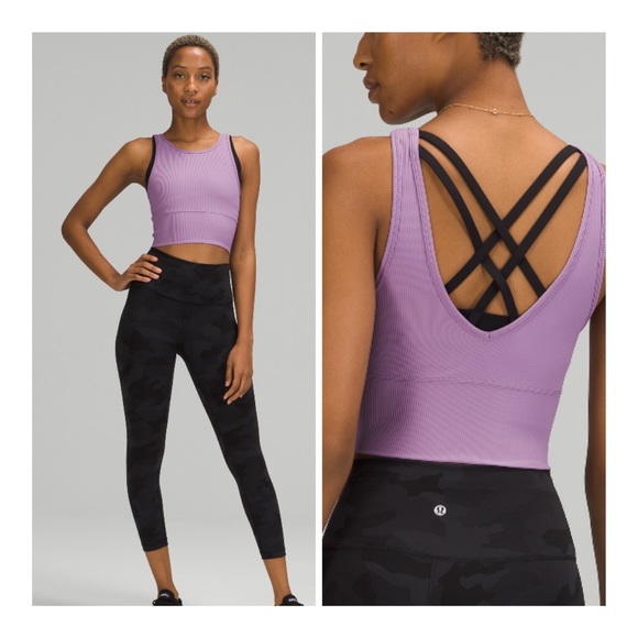 lululemon athletica Tops - 💟 Lululemon Power Pivot Tank Wisteria Purple 6